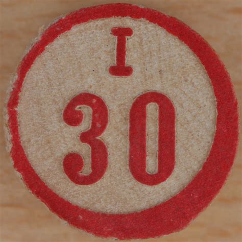 Wood bingo number 30 | Leo Reynolds | Flickr