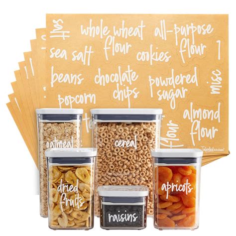 Buy Talented Kitchen 157 Pcs Kitchen Pantry Labels For Food Storage