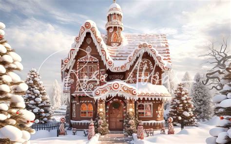 Gingerbread House Backdrops Canada