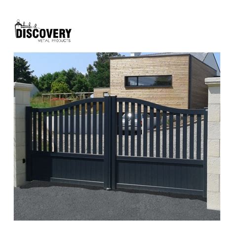 Latest Style House Garden Metal Gate Powder Coating Modern Design