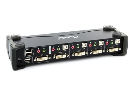 Aten Cs1764a 4 Port Usb Dvi Audio Kvmp Switch