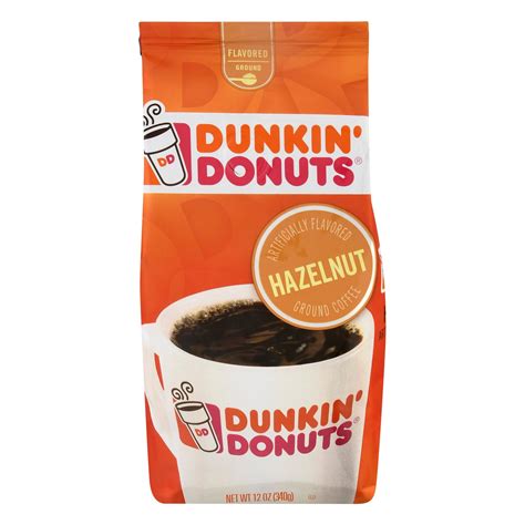 Dunkin Donuts Coffee Ground Hazelnut - 12 OZ 6 Pack – StockUpExpress