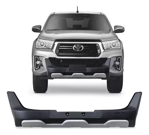 Overbumper Front Bumper Tg Poli Toyota Hilux Cd 2019 Parcelamento Sem