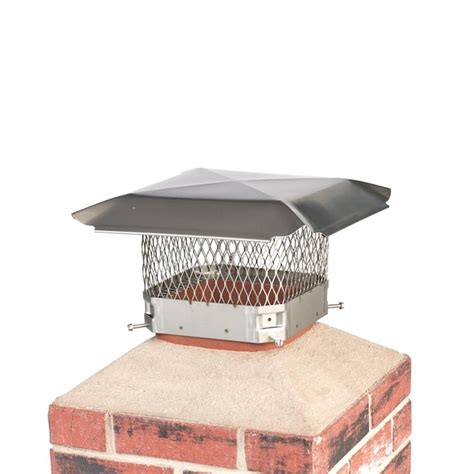 Shelter 9 In W X 9 In L Stainless Steel Square Chimney Cap In The