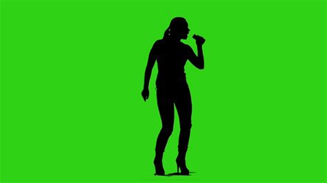 Green Screen Woman Singing Youtube