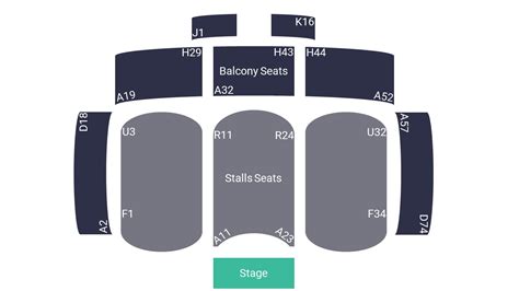 Chatham Central Theatre Seating Map