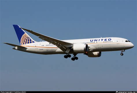 N United Airlines Boeing Dreamliner Photo By Yoshiharu Mohri