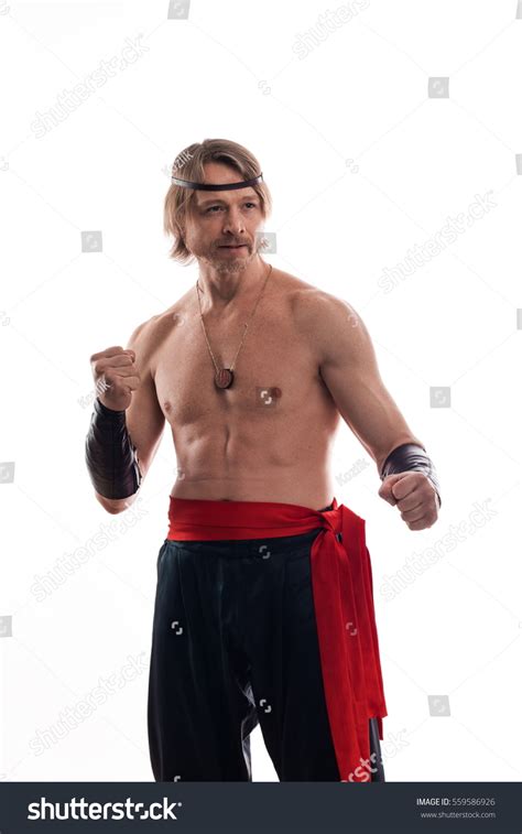 Actor Male Barbarian Trousers Naked Torso Stock Photo Shutterstock