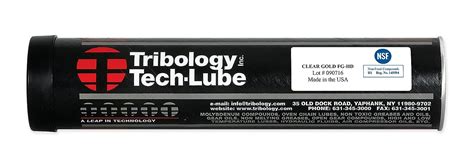 Amazon Tribology Tech Lube Clear Gold Fg Hd Cart Nsf