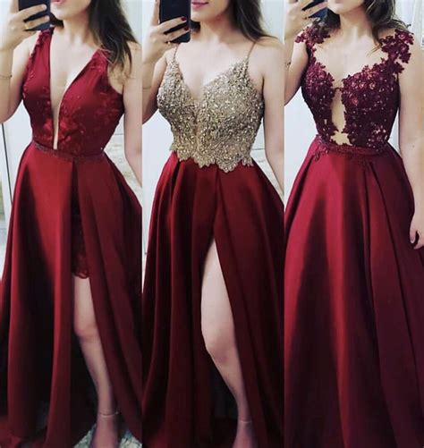 Maroon Prom Dress Burgundy Prom Dress Maroon Prom Dress Evening