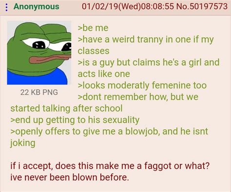 Anon Is Becoming Gay R Chan