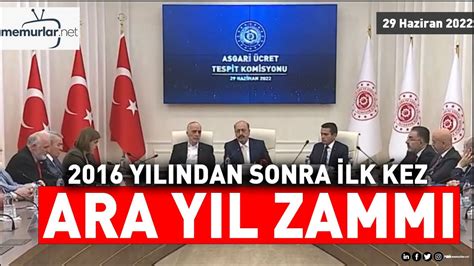 Asgari ücrete ara zam için taraflar ilk kez buluştu YouTube