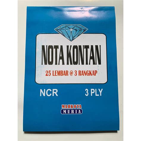 Jual Nota Kontan Besar 3 Ply Nota Ncr Shopee Indonesia