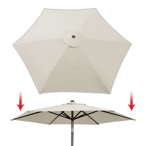 Outdoor Umbrella Replacement Canopy Replacement Top New Patio Market Outdoor 9 Ft 8 Ribs