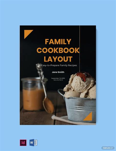 Family Cookbook Layout Template in Word, PDF, InDesign - Download ...