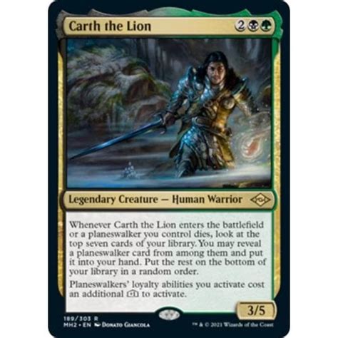 Carth The Lion Modern Horizons Magic Madhouse