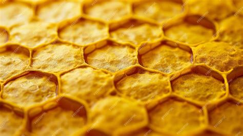 Premium Photo | The naturally occurring hexagonal shapes of a honeycomb ...