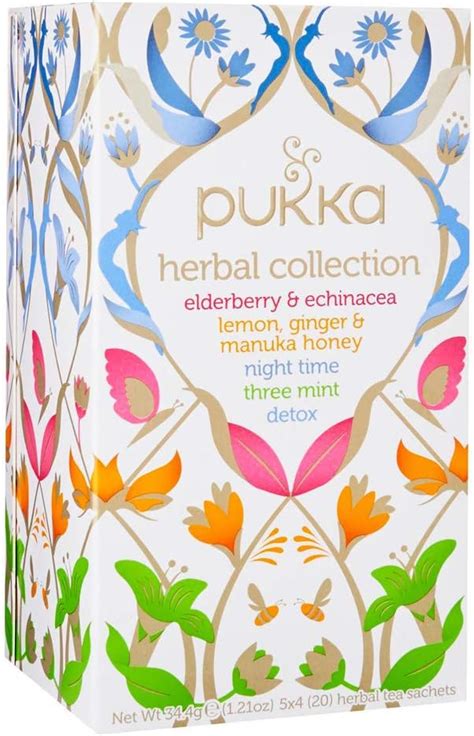 Pukka Herbal Tea Collection Bags Box Tea Bags Amazon Co Uk