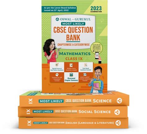 Oswal Gurukul Most Likely Cbse Question Bank Class 9 Bundles Set Of 4 Maths Science