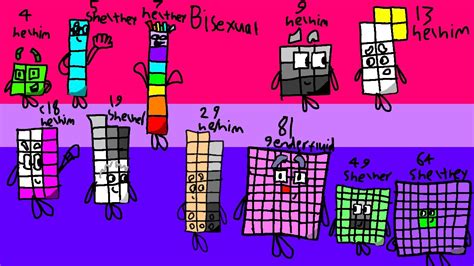 Every Numberblocks And Their Sexualities And Pronouns Youtube