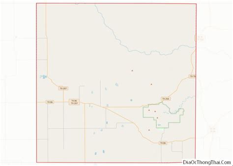 Map of Briscoe County, Texas - Thong Thai Real