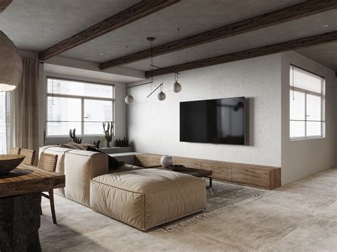 Wabi sabi Living room on Behance