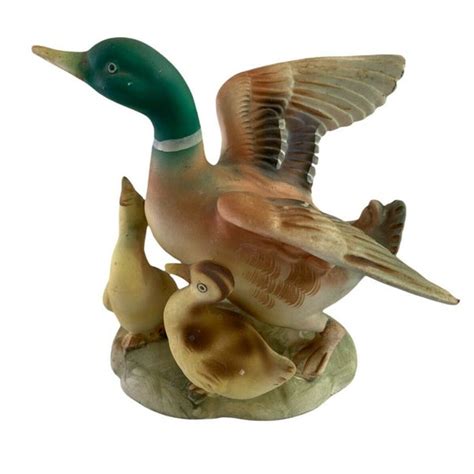 Enesco Duck Figurines Vintage Figurine Etsy