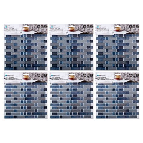 Truu Design 6 Piece Self Adhesive Wall Tiles For Kitchen Backsplash 10