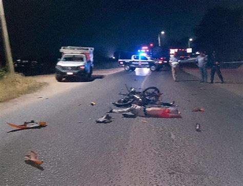 El Motociclista Pierde La Vida En El Choque De Frente Contra Una