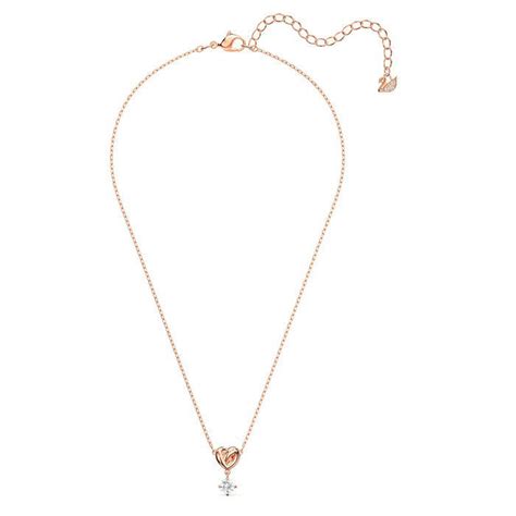 Swarovski Smykke Lifelong Heart Gold Tone Plated Gullsmed Aas