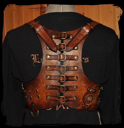 Steampunk Leather Harness By Lagueuse On Deviantart