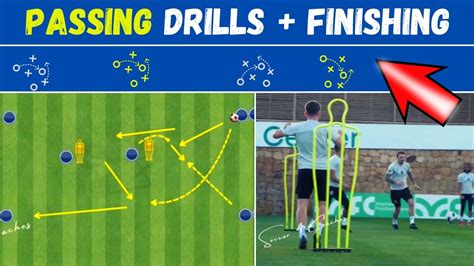 Great Passing Drills Football Finishing Youtube