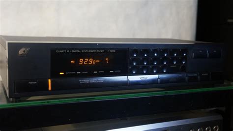 Sansui T 1000 Quartz PLL Digital Synthesized Tuner Audio Portable