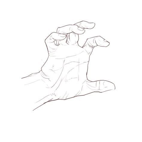 Original Hand Drawn Sketch Eagle Claw Hand Line Draft Ubee Hand Png