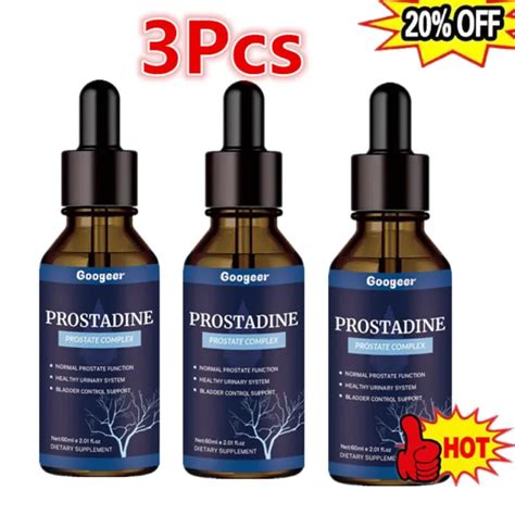 3 Pack Prostadine Drops For Prostate Health Bladder Urinating