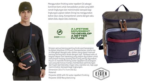 EIGER WAYFARER 2 0 POUCH 2L OLIVE 1989 910008755 NEW VERSION