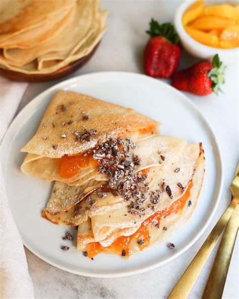 Vegan Crepes With Tahini Maple Cream Perfect Recipe