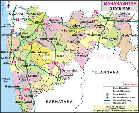 maharashtra map maharashtra state map india
