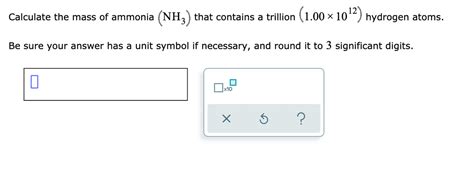 Answered Calculate The Mass Of Ammonia Nh Bartleby