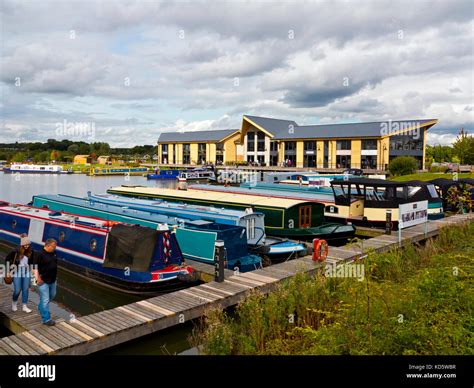 Mercia Marina a large inland marina near Willington in South Derbyshire ...