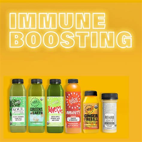 Immune Boosting Juice Bundle 6 Pack By Juice Press Goldbelly