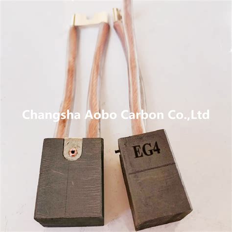 Black Color Electrographite Carbon Brush Eg X X Mm For Motor