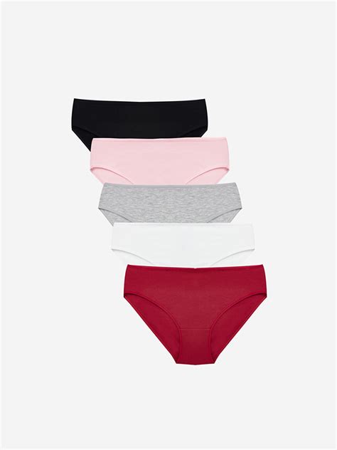 LCW Young Jednostavne bikini gaćice pakovanje od 5 komada S4MK89Z8 GV8 LC Waikiki