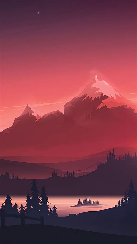 Mountain, Minimalist, Minimalism, Scenery HD Phone Wallpaper | Rare Gallery