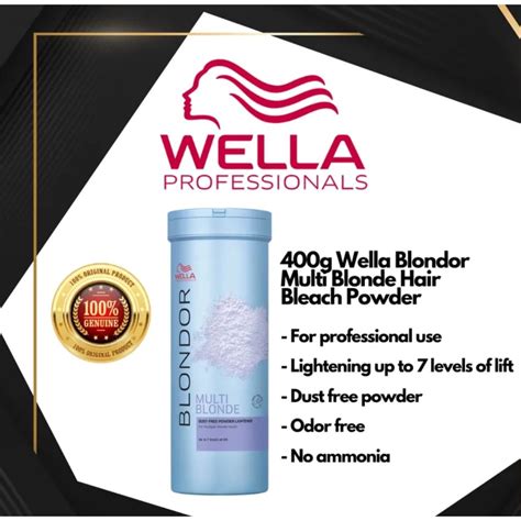 WELLA BLONDOR MULTI BLONDE POWDER HAIR POWDER G Dust Free Powder No