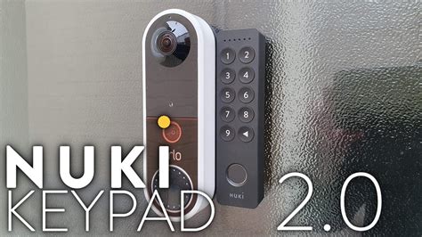 Nuki Keypad 2 0 L ouverture de porte au doigt et mais pas à l œil