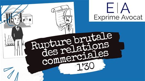 Rupture brutale des relations commerciales établies Qu est ce que c