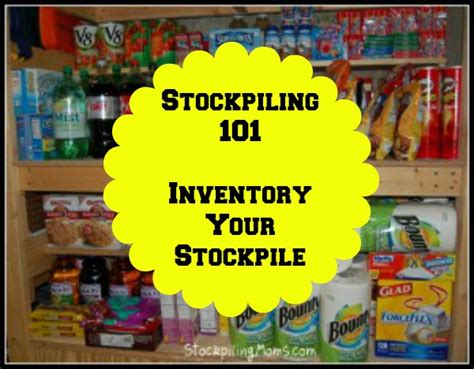 Stockpiling 101 Inventory Your Stockpile Fifo