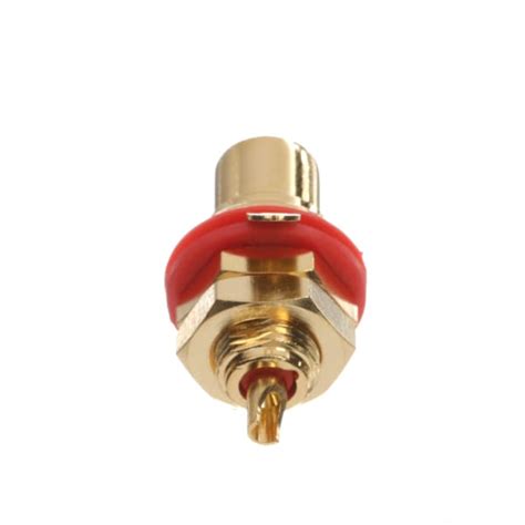 Rean Nys367 2 Rean Jack Rca Panel Gold Red Rs