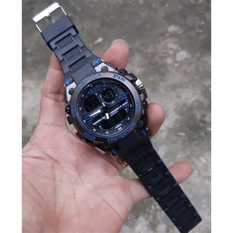 Jual Jam Tangan G Shock GST8600 Rante Mika Dan Tali Karet Pilihan Warna